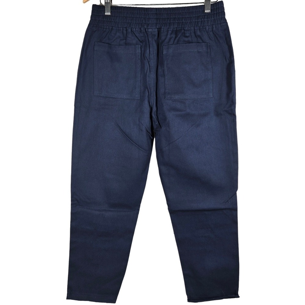 AREA STARS Navy‎ Blue Cotton Drawstring Waist Casual Pants Womens Size S - Picture 2 of 10